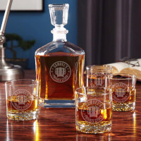 Private Stock Whiskey Glass And Decanter Set