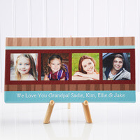 Personalized Photo Canvas Art For Dad - Photo..