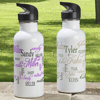 Personalized Aluminum Water Bottle - My Name