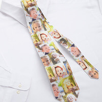 Personalized Photo Collage Ties - Favorite Faces