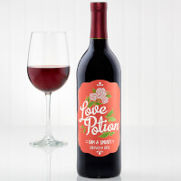 Personalized Valentines Day Wine Bottle Labels..