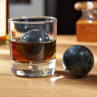 Perfect Sphere Whiskey Rocks, Set Of 2