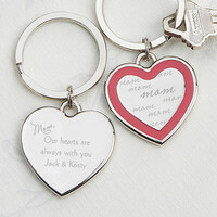 Personalized Heart Key Chain - Always With You