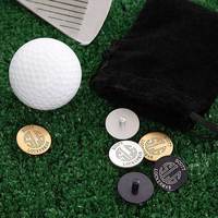Personalized Golf Ball Markers Set With Initial..