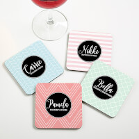 Personalized Name Meaning Coasters