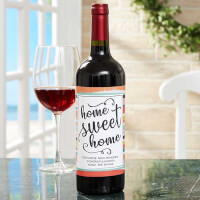 New Home Personalized Wine Bottle Labels