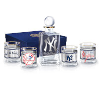 New York Yankees 5-Piece Decanter And Glasses Set