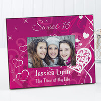Personalized Sweet 16 Picture Frame 4x6 Tabletop