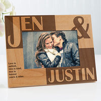 Romantic Personalized Picture Frames - Because..