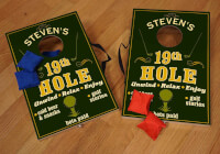 Personalized Golf Corn Hole Game