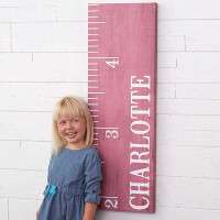 Watch Me Grow! Personalized Canvas Growth Chart..