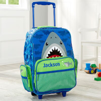 Shark Personalized Kids Rolling Luggage By..