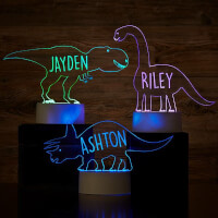 Dinosaur Night Light Personalized LED Sign