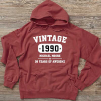 Vintage Birthday Personalized Hanes Adult..