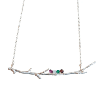 Birthstone Family Tree Necklace