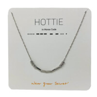HOTTIE Morse Code Necklace