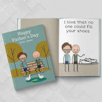 Personalized Fathers Day Love Book From Kids