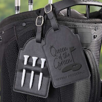 Queen Of The Green Personalized Golf Bag Tag &..