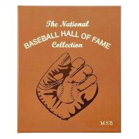Baseball Hall Of Fame Personalized Leather Book