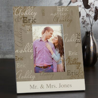 Loving Couple Personalized 4x6 Tabletop Frame -..
