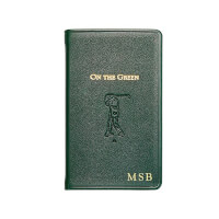 On The Green Personalized Leather Score Book