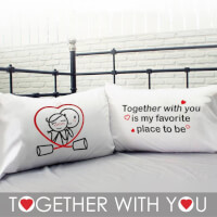 Together With You® Couple Pillowcases