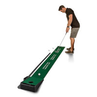 Indoor Putting Green With Ball Return