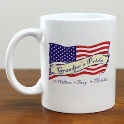 Personalized American Pride Coffee Mug