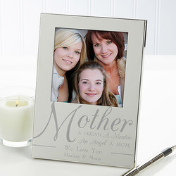 Engraved Silver Picture Frames - For My Mother