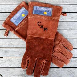 Personalized Leather Grilling Gloves