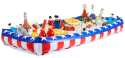 Patriotic Inflatable Buffet Cooler 