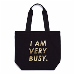 I Am Very Busy Canvas Tote Bag